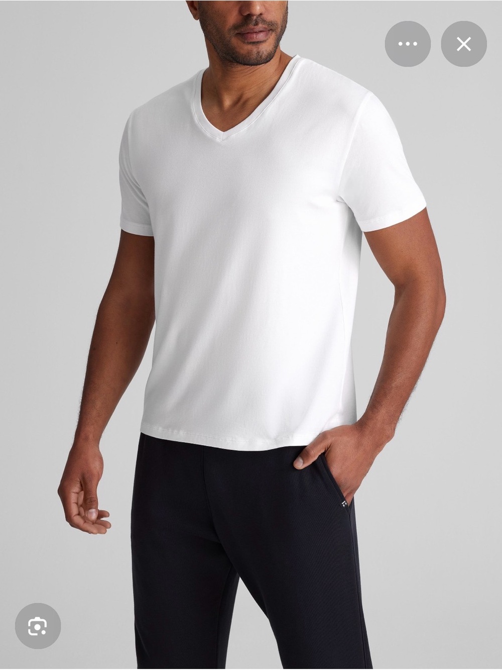 NWT Tommy John Second Skin White V-Neck T-Shirt Men’s 2XL Ultra Soft